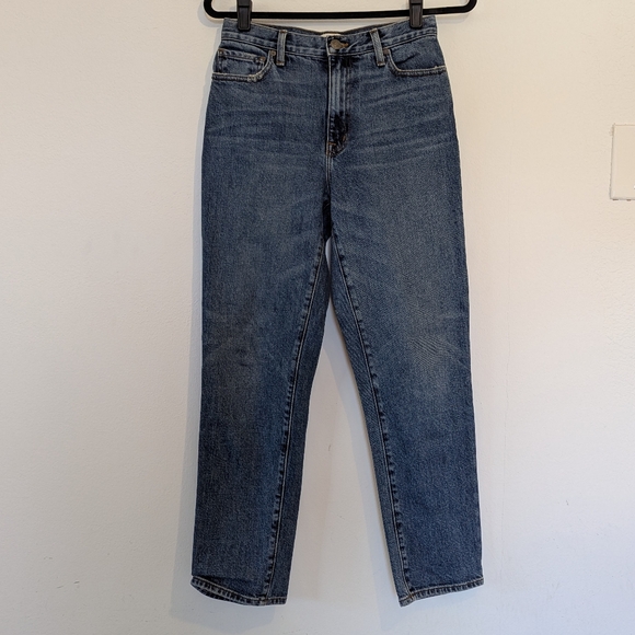 Current/Elliott Denim - Current/Elliott Blue Straight Leg Jeans Size 25